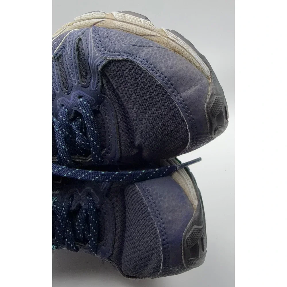 Asics Gel-Venture 7 Trail Running Shoes Womens 6.5 Wide Navy Blue Good 1012A477